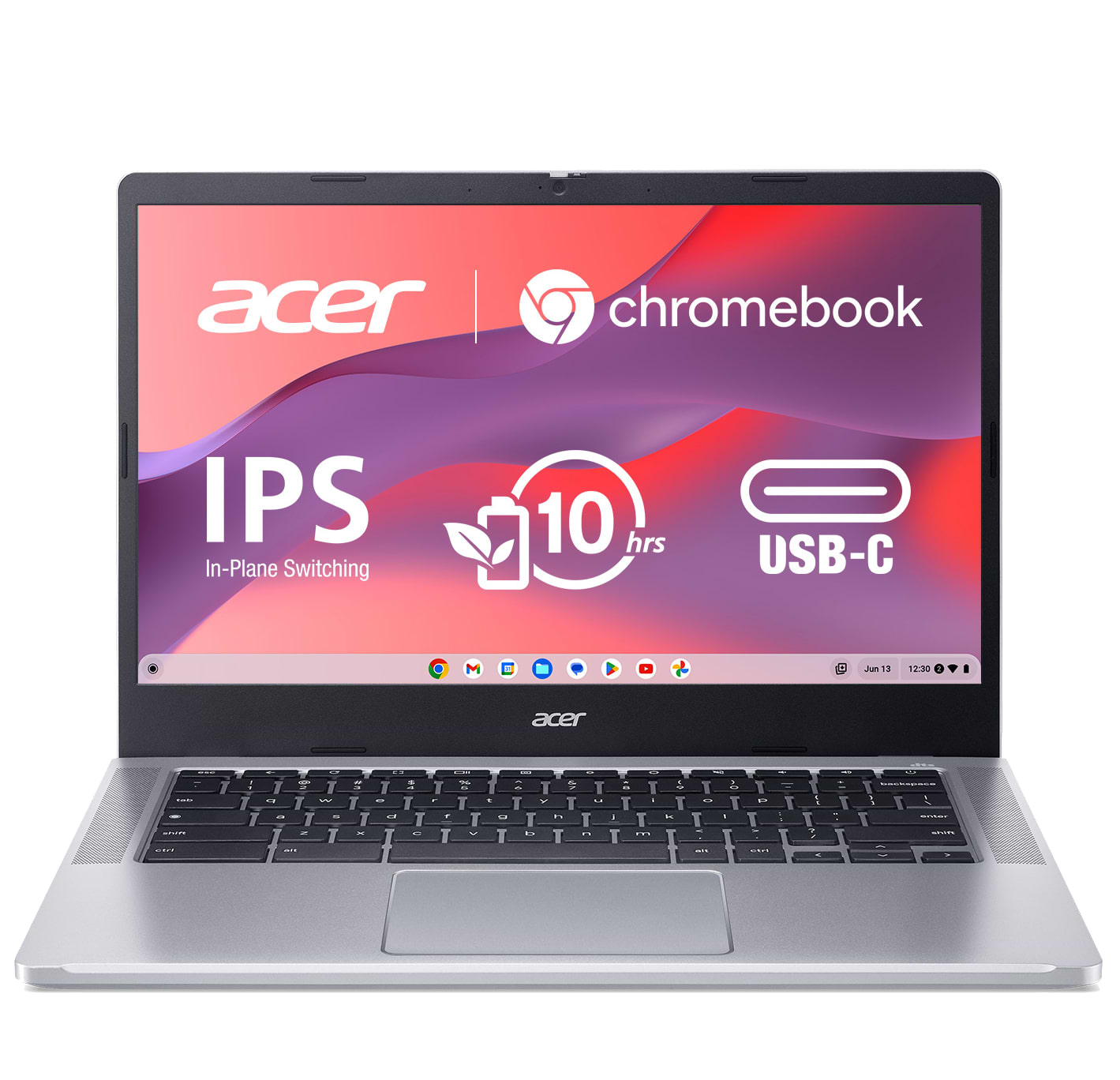 Ноутбук Acer Chromebook CB314-3HT (NX.KB5EU.001) Silver - Фото 1