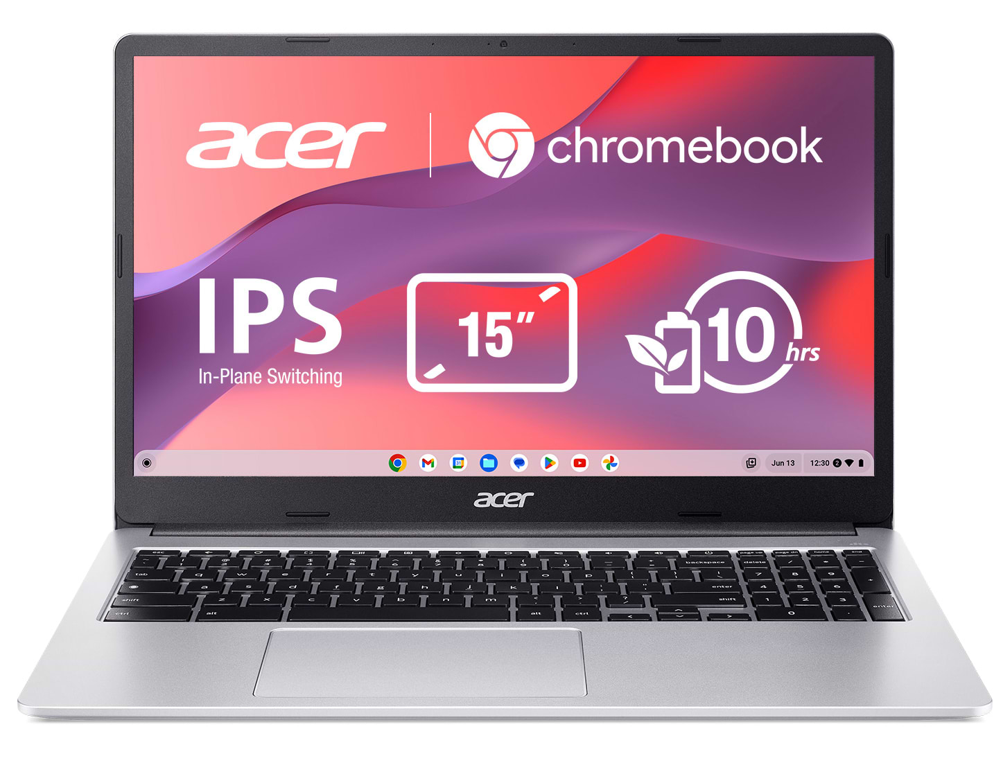 Ноутбук Acer Chromebook CB315-4HT (NX.KBAEU.001) Silver - Фото 1