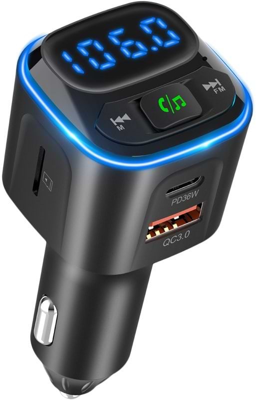 Фото - FM модулятор Gelius Tune GP-FMT051 (PD/QC) 36 Watt Black (98753)