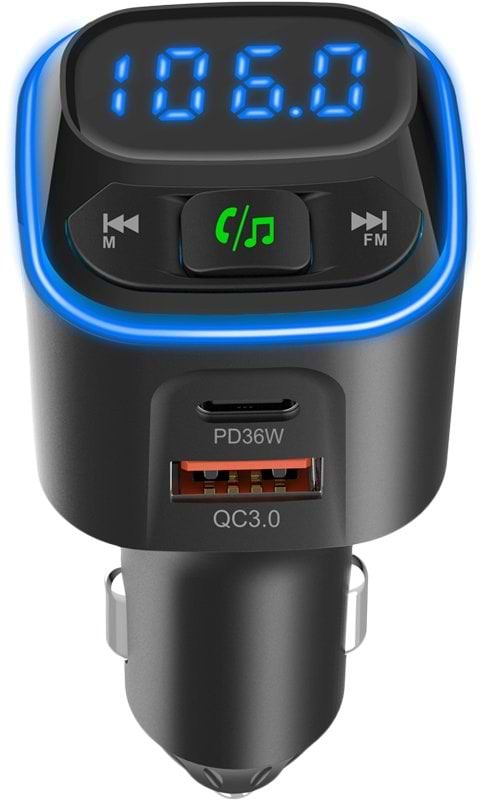 Фото - FM модулятор Gelius Tune GP-FMT051 (PD/QC) 36 Watt Black (98753)