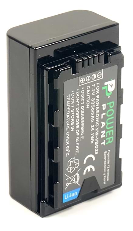 Аккумулятор для фотокамеры PowerPlant Panasonic VW-VBD29 3350mAh (CB970070)