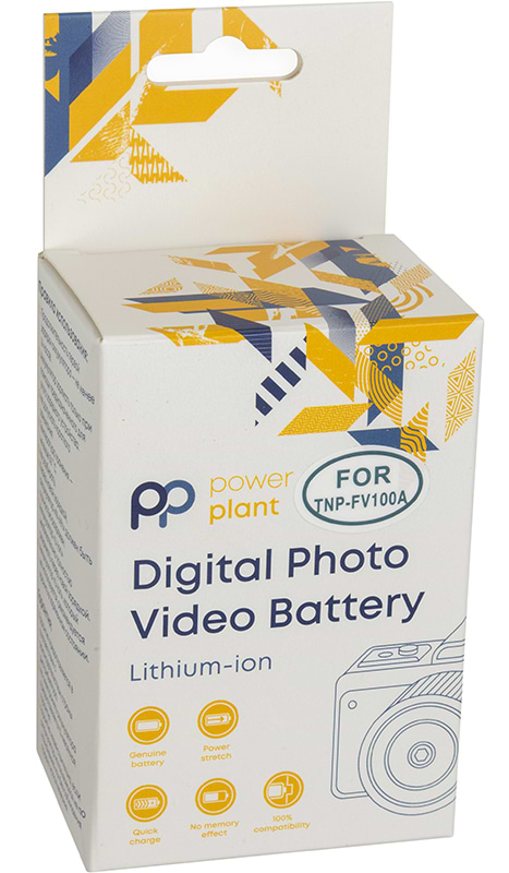 Фото - Акумулятор для фотокамери PowerPlant Sony TNP-FV100A 3090mAh + кабель Type-C (CB971251)