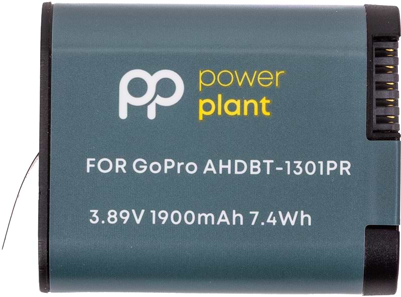 Аккумулятор для экшн-камеры PowerPlant для GoPro Hero 13 1900mAh (CB971527)