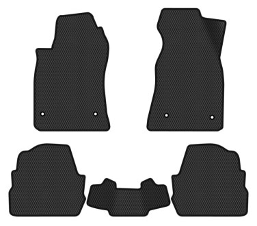 EVA коврики в салон авто EVAtech для A6 (C5) 4WD Restyling Audi 2001-2004 2 поколение Combi EU (AU34128CBB5TL4RBB)