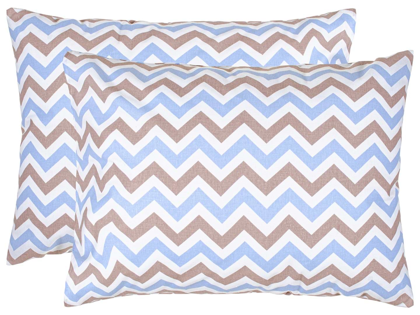 Наволочка Home Line ЗІГ ЗАГ блакитно-коричневий 2 шт. (175854)