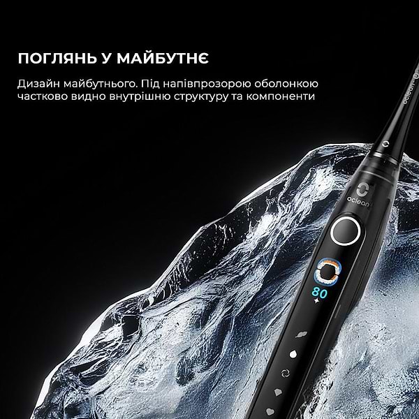 Фото - Зубная щетка электрическая Oclean X Pro 20 S Duo Set White+Black (6970810556919)