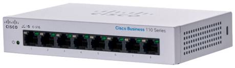 Коммутатор локальної мережі (Switch) Cisco CBS110-8T-D-EU