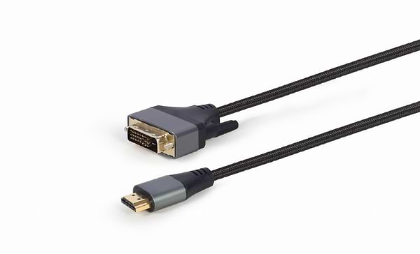 Фото - Кабель HDMI - DVI Cablexpert HDMI 19pin - DVI 18+1pin (CC-HDMI-DVI-4K-6)