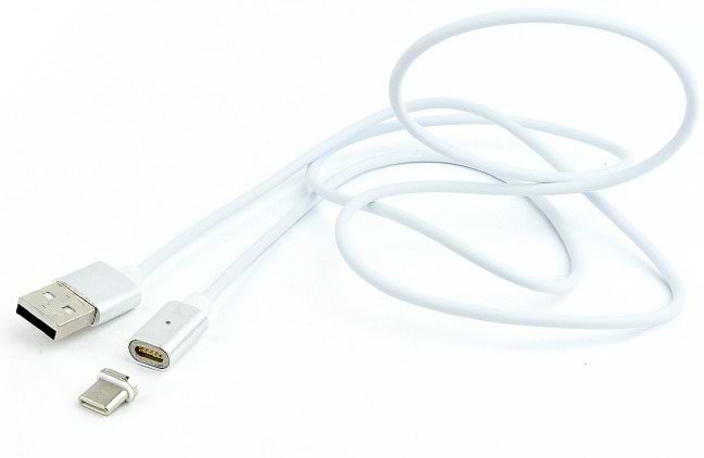 Кабель Cablexpert USB 2.0 BM - MicroUSB 1m White (CC-USB2-AMmUMM-1M)