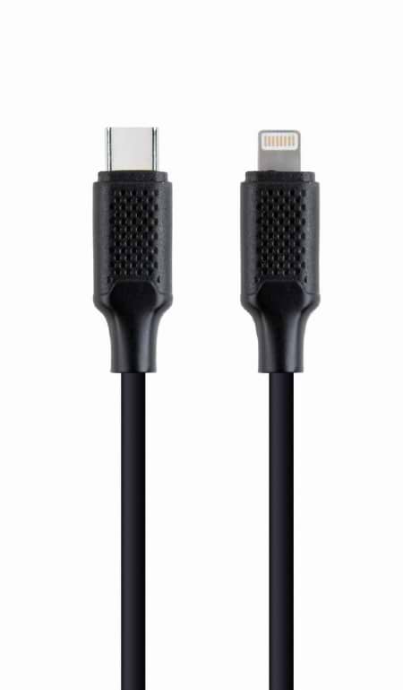 Кабель синхронізації даних Cablexpert USB 2.0 Power Delivery (PD), C-папа/Lightning, 1,5 m (CC-USB2-CM8PM-1.5M)