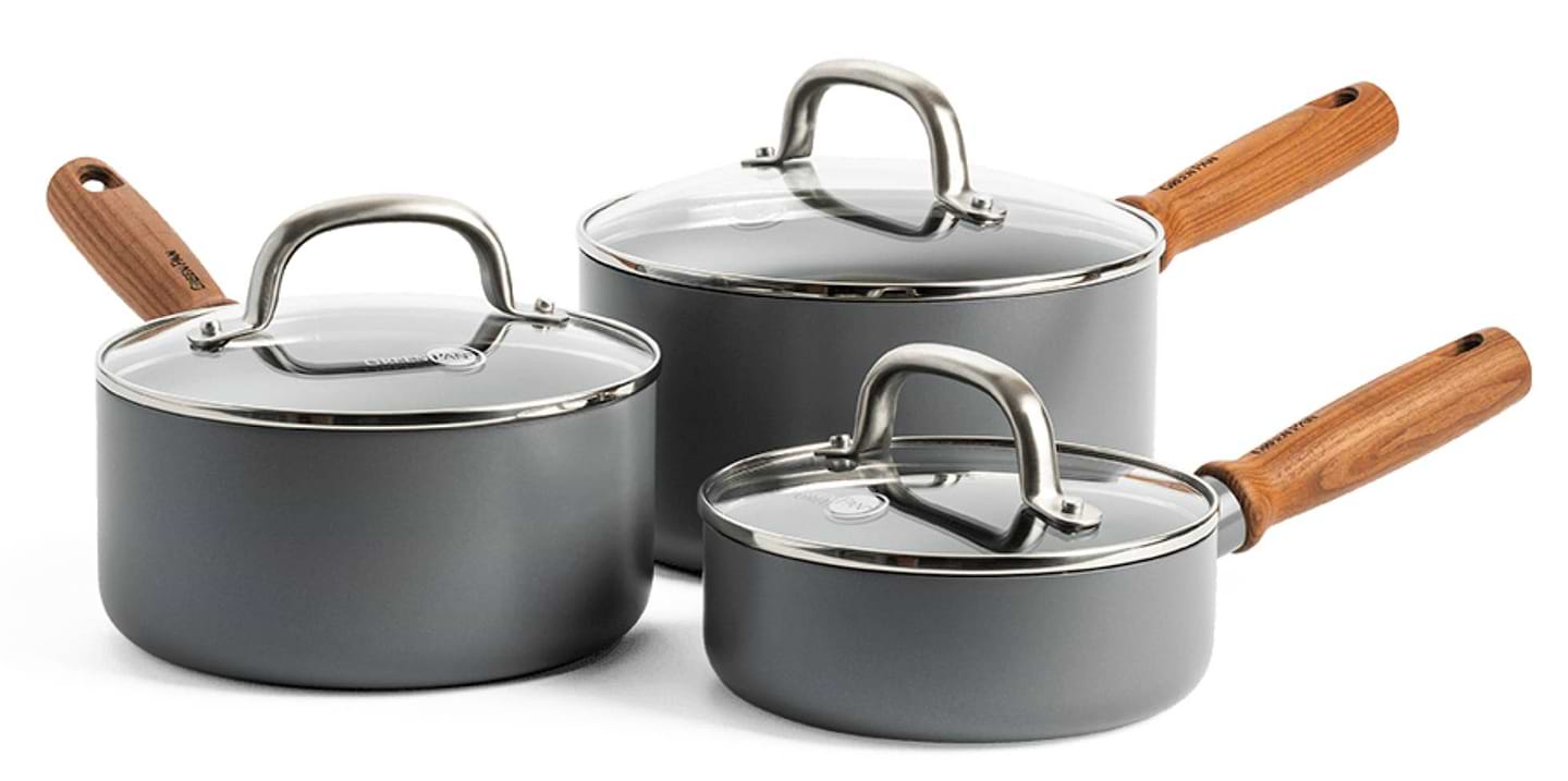 Набор ковшей Green Pan Mayflower Pro 1,05/2,1/3,1 л (CC005410-001)