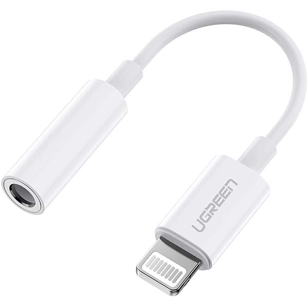 Фото - Перехідник аудіо UGREEN Lightning to 3.5 mm US212 (30759)