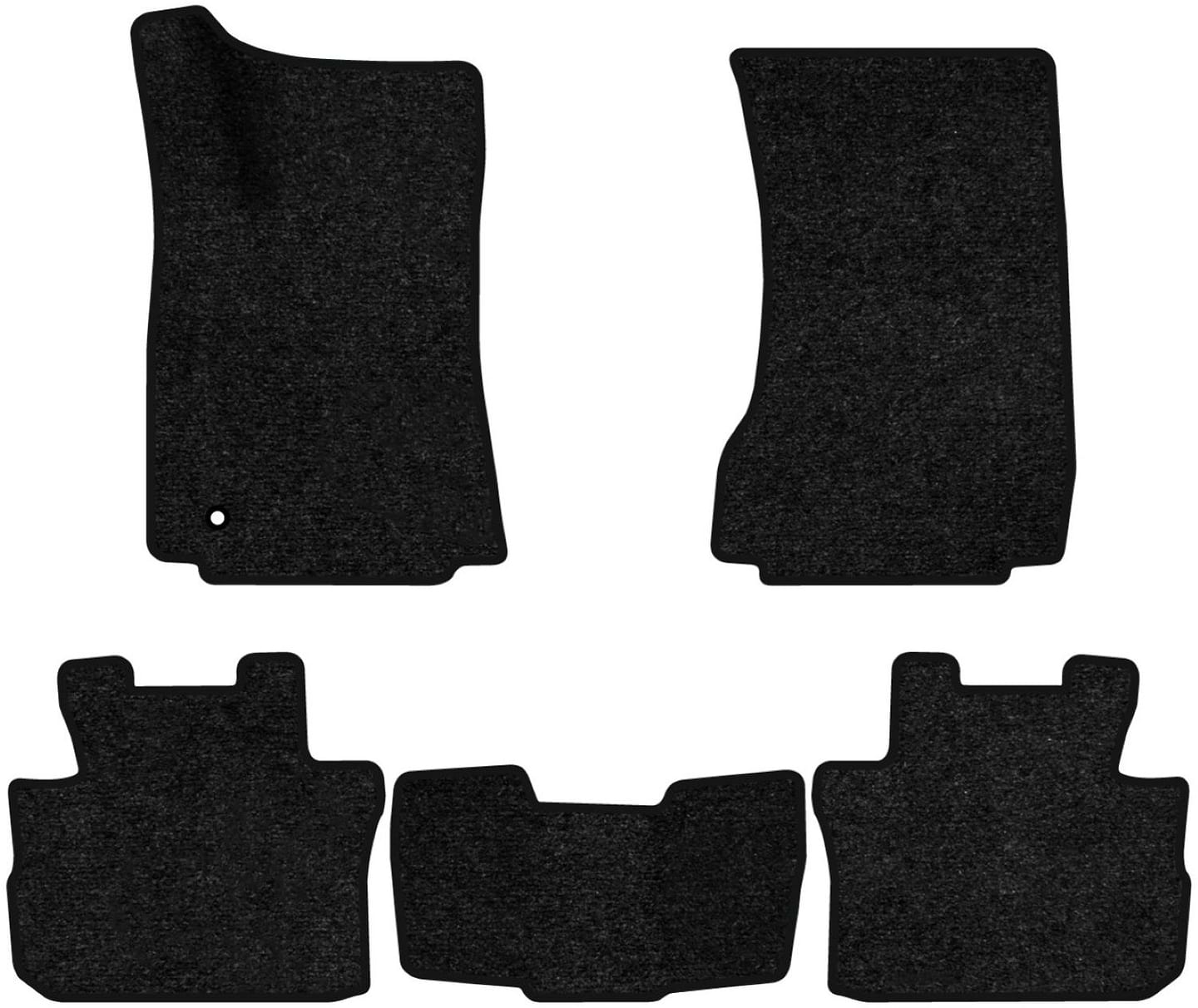 Коврики ворсовые в салон авто EVAtech Standard для Cadillac CTS Sport Wagon 2008-2013 2 поколение Combi EU черный кант CC43940CD5AV1VEB