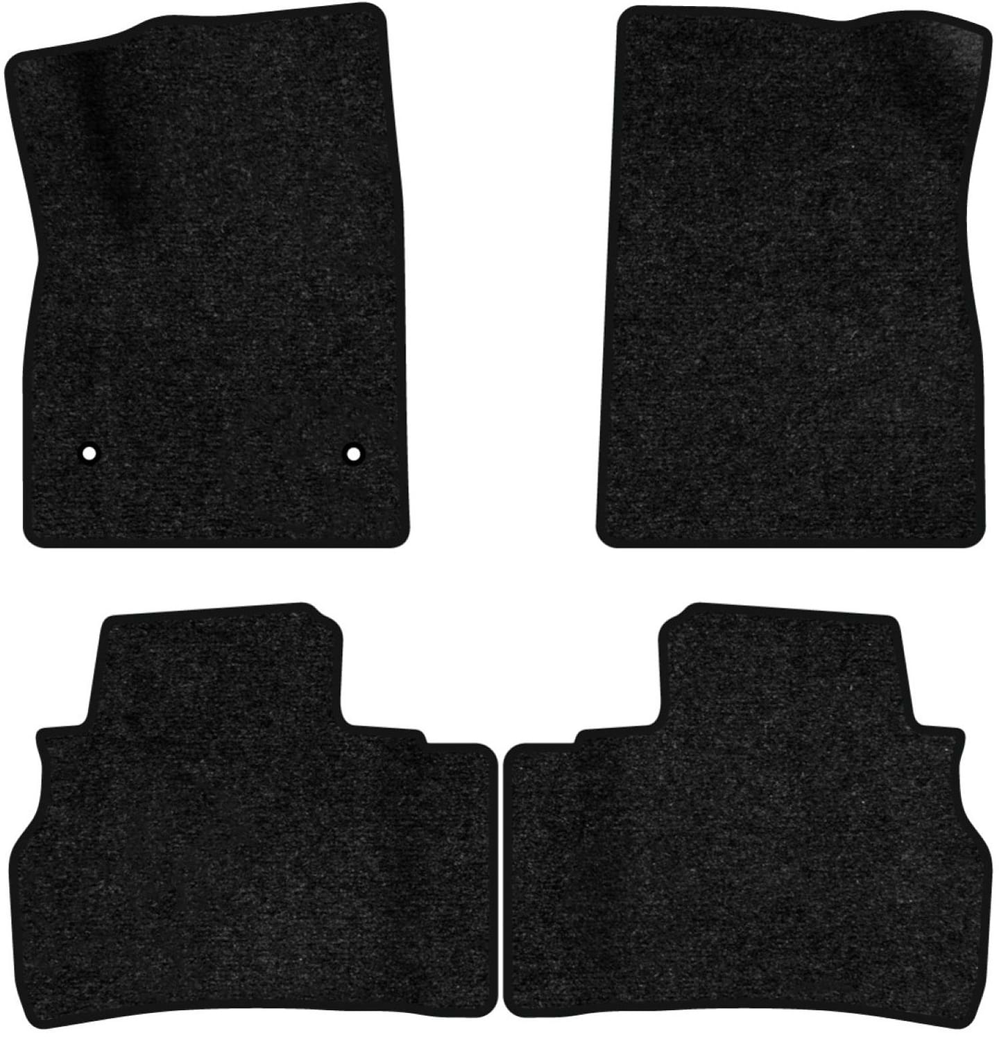 Коврики ворсовые в салон авто EVAtech Standard для Cadillac XT6 2019 1 поколение SUV USA черный кант CC44204PDC4OU2VEB