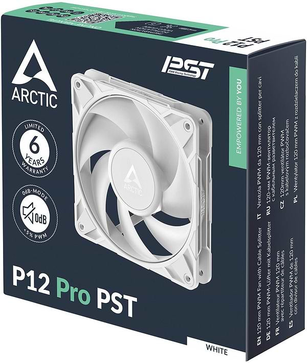 Фото - Корпусний вентилятор ARCTIC 120MM P12 PRO PST WHITE (ACFAN00308A)