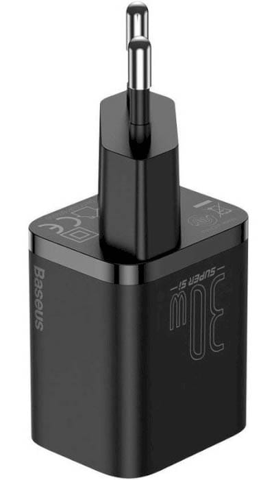 Фото - Сетевое зарядное устройство Baseus 30W Super-Si EU (CCSUP-J01) Black