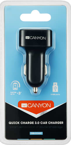 Фото - Автомобільний зарядний пристрій Canyon CNE-CCA07B