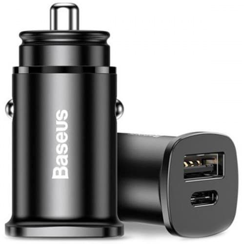 Фото - Автомобильное зарядное устройство Baseus Charger 30W Black (CCALL-AS01)