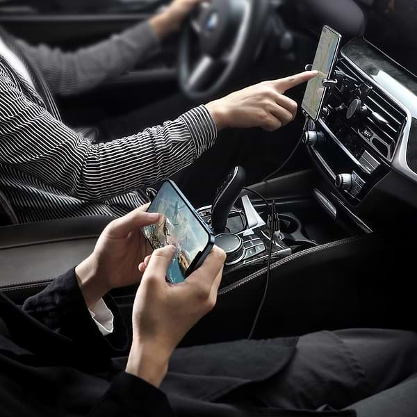 Фото - Автомобільний зарядний пристрій Baseus Grain Pro 4.8A 2USB (CCALLP-02)