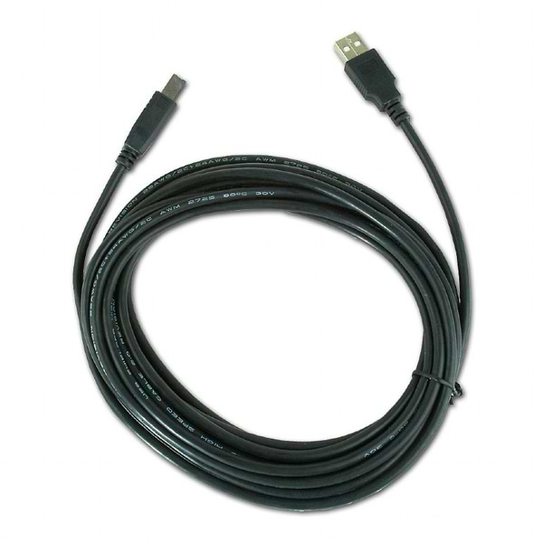 Фото - Кабель USB type A - USB type B Cablexpert USB AМ - USB 2.0 BМ 4.5m (CCBP-USB2-AMBM-15)