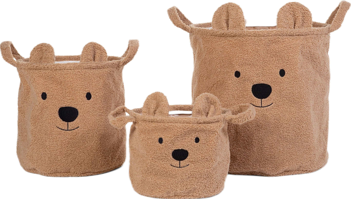 Корзина для игрушек Childhome Teddy Brown (CCBTBSET)