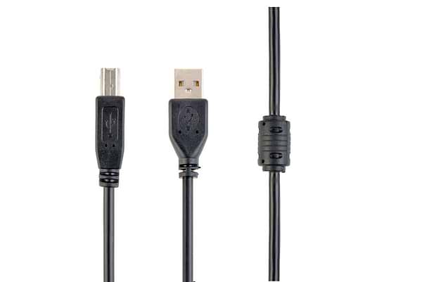 Фото - Кабель USB type A - USB type B Cablexpert USB2.0 феррит A-папа/B-папа, 1.5 м (CCFB-USB2-AMBM-1.5M)
