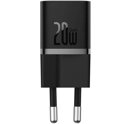 Фото - Мережевий зарядний пристрій Baseus GaN5 FC mini 1C 20W Black (CCGN050101)