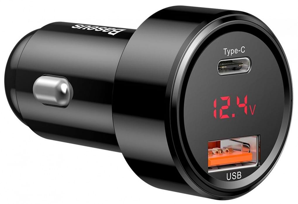 Автомобільний зарядний пристрій Baseus Magic Series Black (CCMLC20C-01) - Фото 1