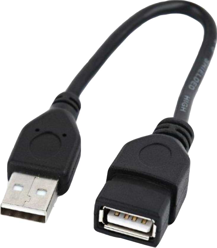 Кабель USB type A - USB type A Cablexpert USB 2.0 AM/AF 0.15m (CCP-USB2-AMAF-0.15M)