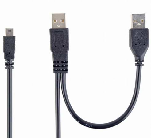 Кабель Cablexpert USB 2.0 AM/miniUSB 5 pin Premium 0.9m (CCP-USB22-AM5P-3) - Фото 1
