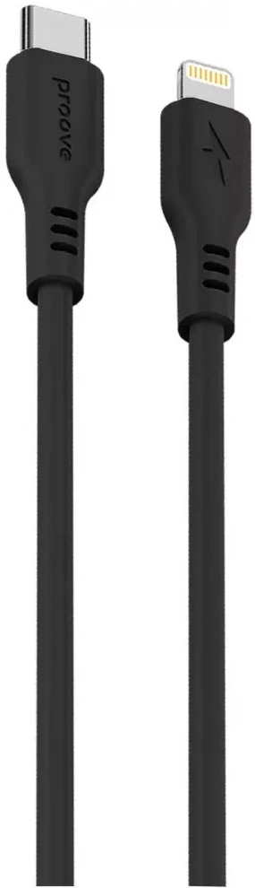 Кабель Proove Rebirth Type-C to Lightning 3A 1m Black (CCRE60002101)