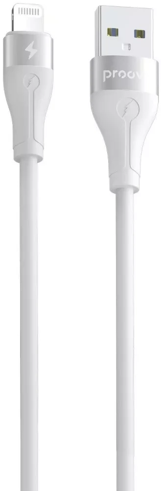 Кабель Proove Soft Silicone USB to Lightning 2.4A 2 m White (CCSO20001122)