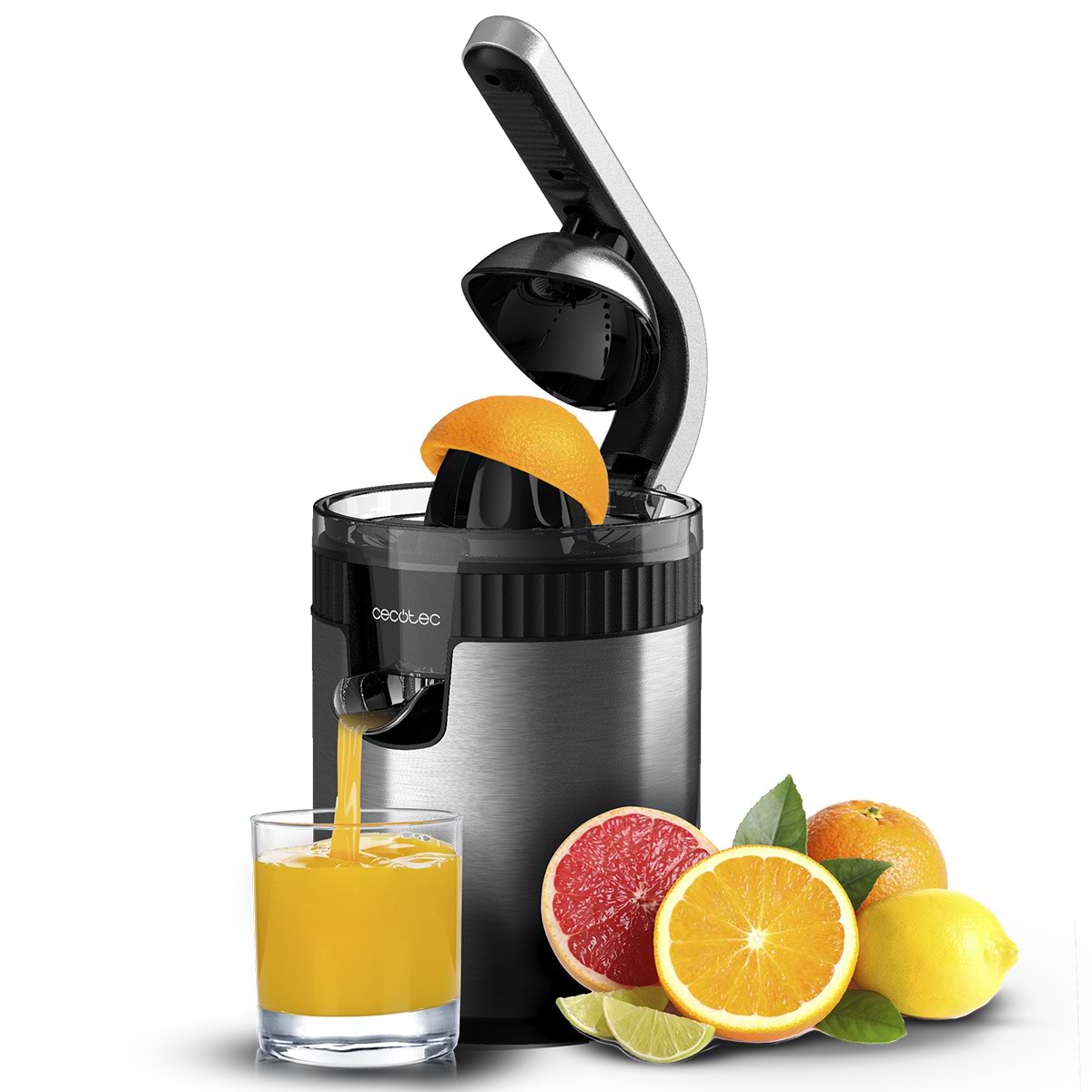 Цитрус-пресс Cecotec Xqueeze RetroJuice 600 Steel (CCTC-03363)