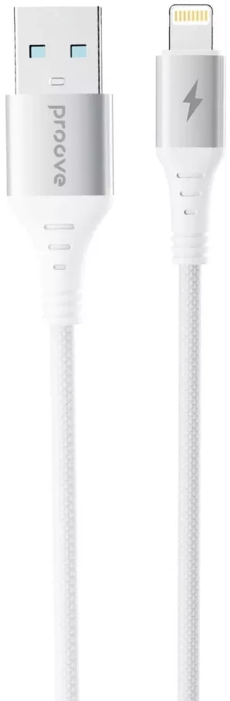 Кабель Proove WireX USB to Lightning 2.4A (1m) white (CCWX12001202)