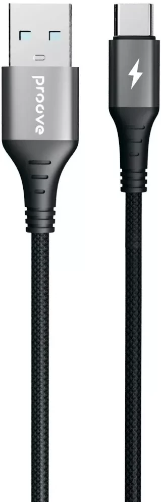 Кабель Proove WireX USB to Type-C 3A 1m Black (CCWX15001201)