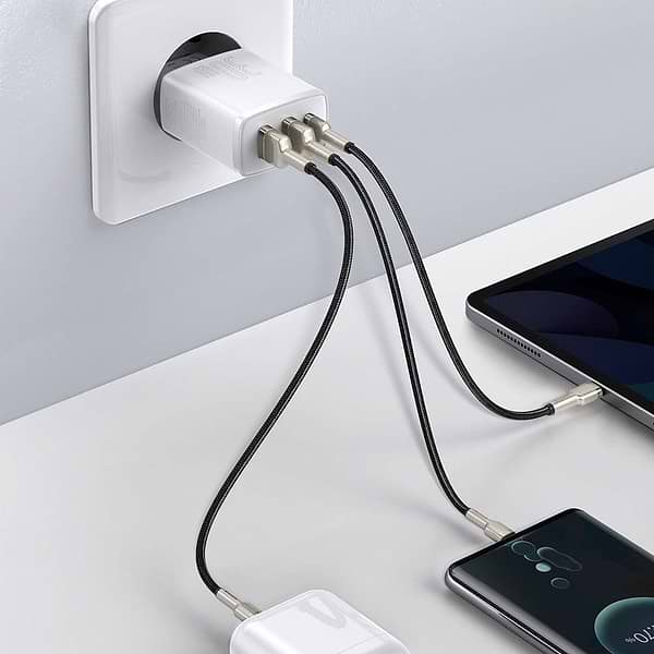Фото - Сетевое зарядное устройство Baseus Compact Quick Charger 30W QC+ PD White (CCXJ-E02)