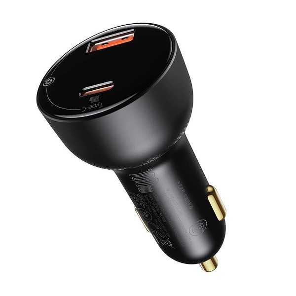 Фото - Автомобільний зарядний пристрій Baseus Superme Digital Display PPS Dual Quick Charger Car Charger (CCZX-01)