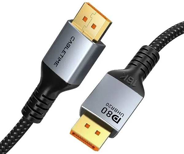 Фото - Кабель Cabletime DisplayPort - DisplayPort v2.1 (M/M) 16K 1 м Black (CD13H)
