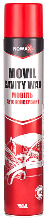 Фото - Засіб антикорозійний для авто NOWAX Movil Cavity Wax 750 мл (NX75100)