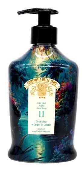 Рідке мило для рук Compagnia Delle India 11 Orchidea E Legni Di Cedro 300 мл (CDIHSOELDC300) - Фото 1