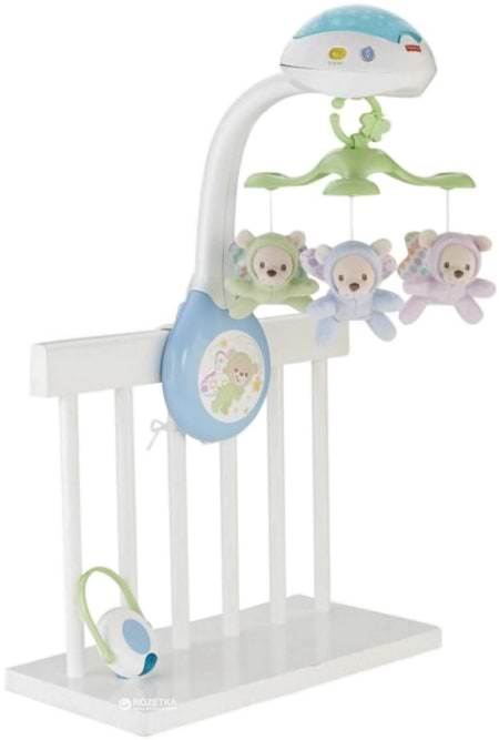 Мобиль музыкальный Fisher-Price с пультом управления Сон бабочки (CDN41) - Фото 1