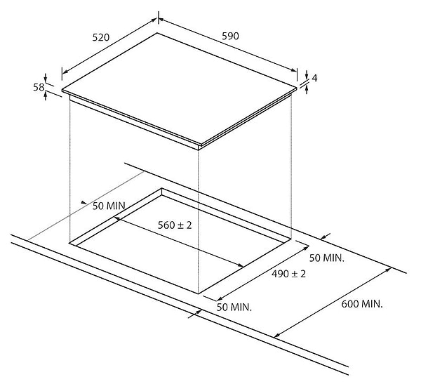 Фото - Варочная панель электрическая Candy CTP643C/YEP
