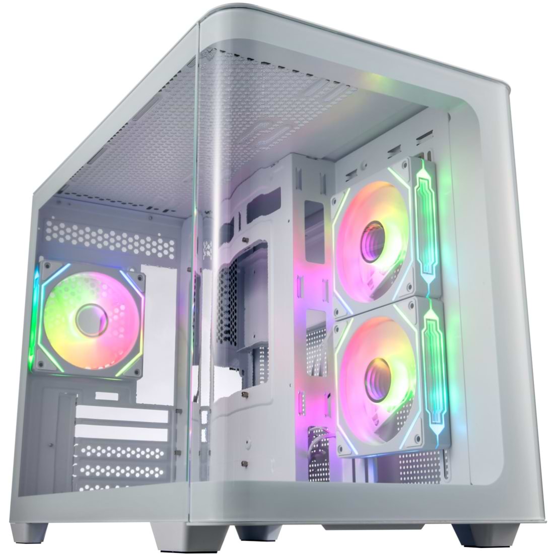 Корпус FSP S380-WA без БП mATX White