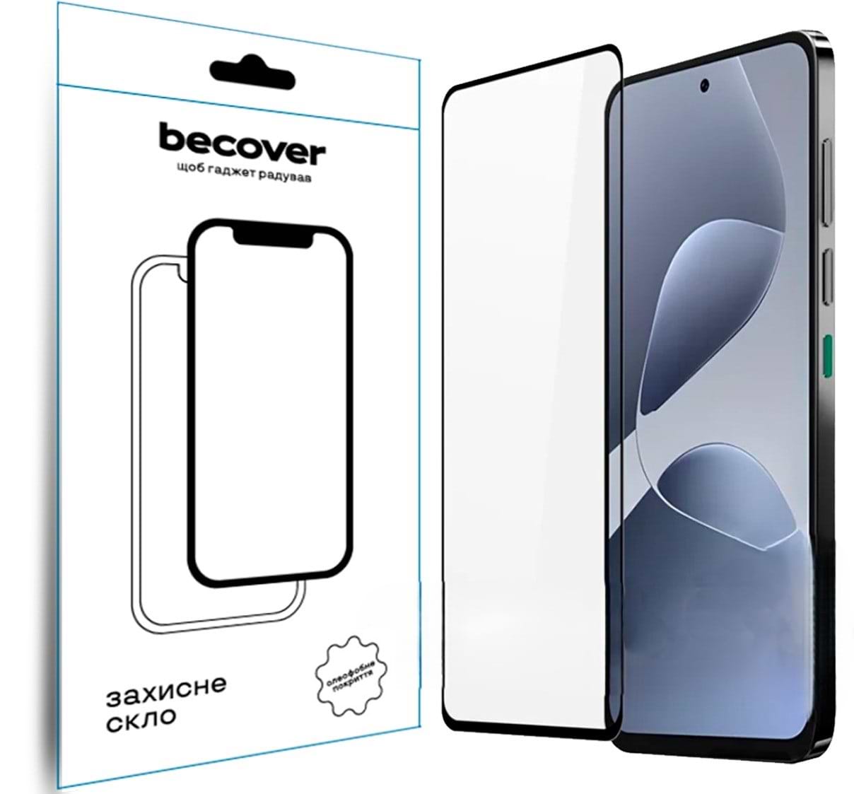 Захисне скло для смартфону BeCover for Infinix Hot 60i X6730 Black (713730) - Фото 1