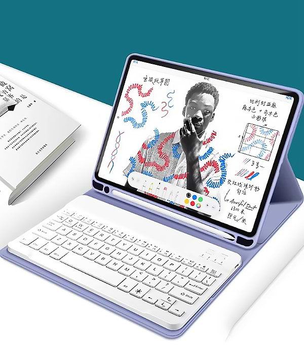 Фото - Чохол-клавіатура для планшета BeCover for Apple iPad Pro 11" M4 2024 Purple (713002)