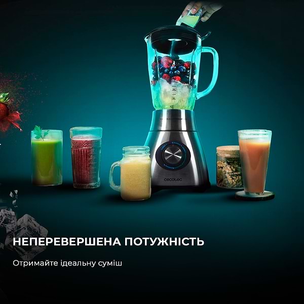 Фото - Блендер стационарный Cecotec Power Titanium 1500 PerfectMix Black
