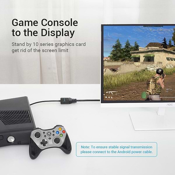 Фото - Переходник Vention HDMI M - VGA F 0.15 м Micro USB (F) powered (ACRBB)