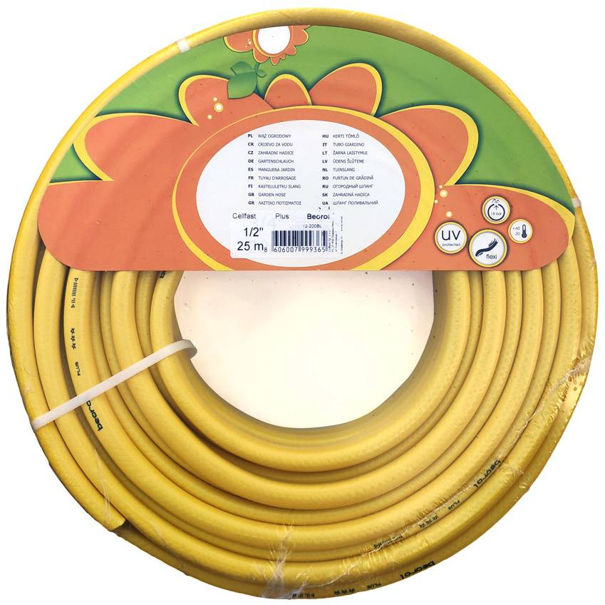 Шланг поливочний Cellfast BEOROL PLUS 1/2" 25 м (12-200BL)