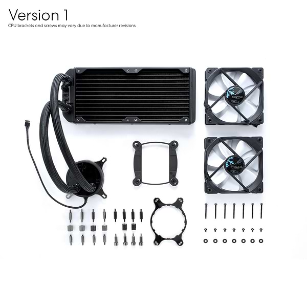 Фото - Водяна система охолодження Fractal design 2х120 мм Celsius S24 (FD-WCU-CELSIUS-S24-BK)