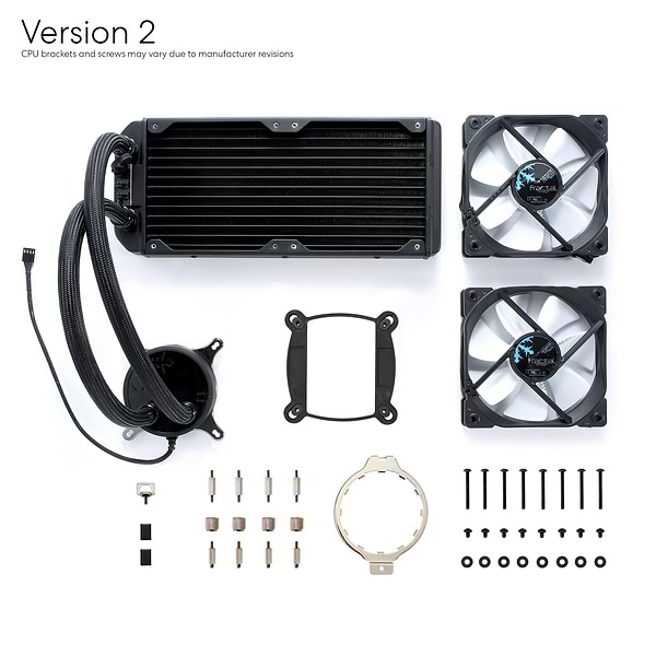 Фото - Водяна система охолодження Fractal design 2х120 мм Celsius S24 (FD-WCU-CELSIUS-S24-BK)